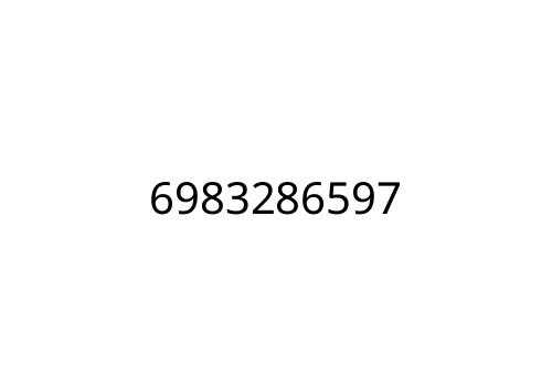 6983286597