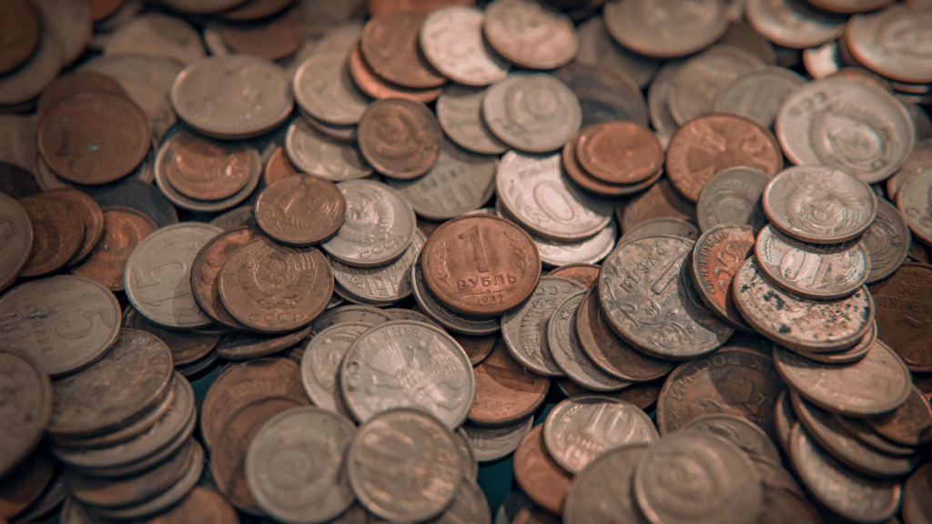 close up image of a pennies