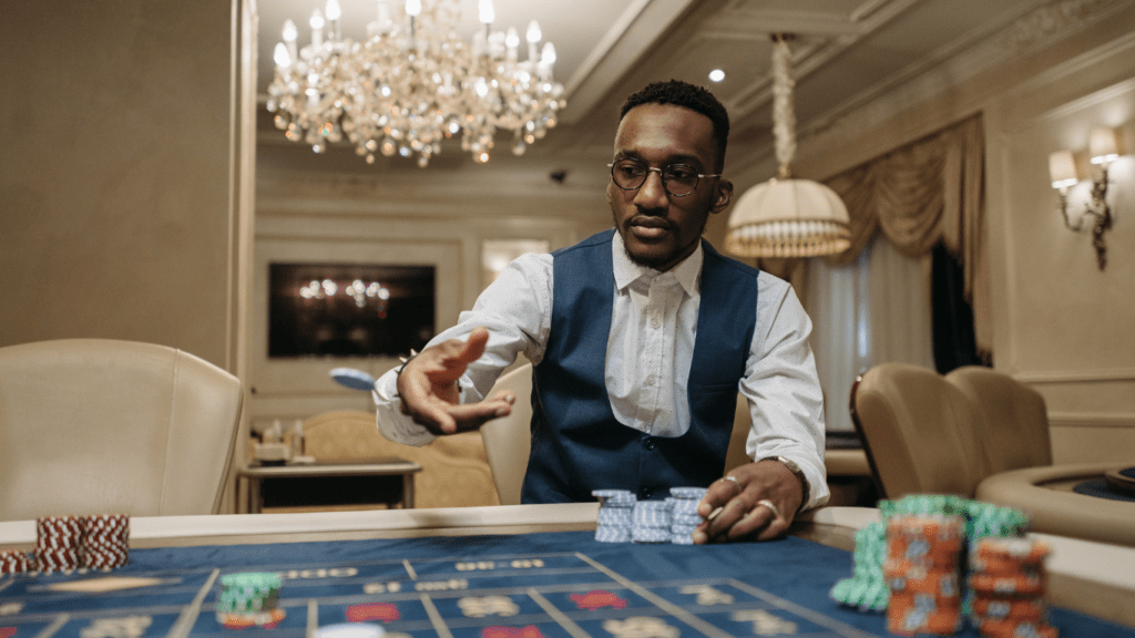 image of a casino roulette