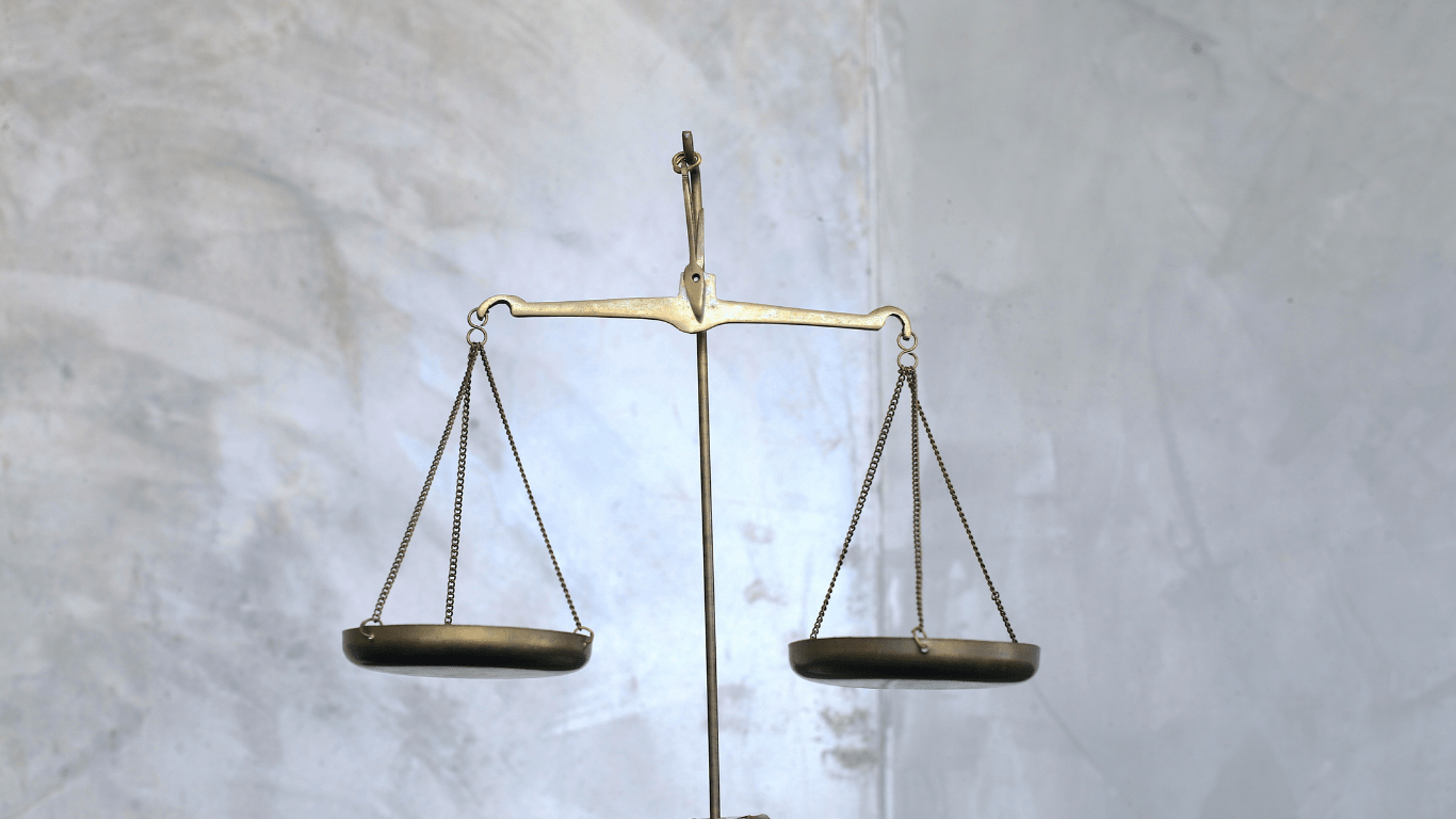 image of a justice scale