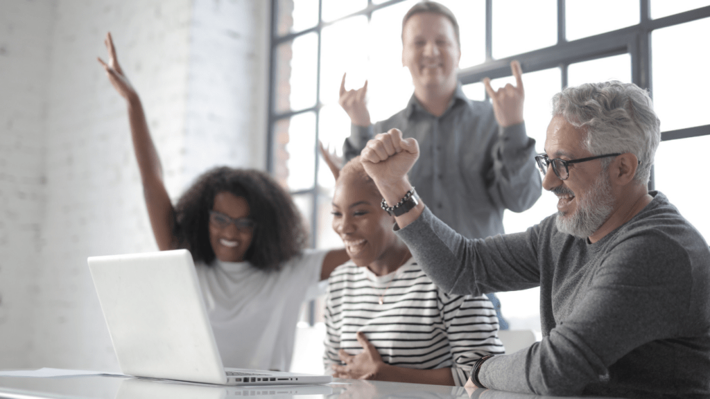 a group of person in the office