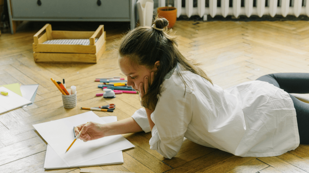 a person holding a pen