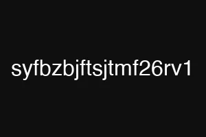 syfbzbjftsjtmf26rv1